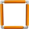 Nurge Orange Embroidery Snap Frame 29cm x 29cm