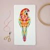 Mandala Parrot Cross Stitch Kit by Meloca Designs
