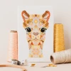 Mandala Alpaca Cross Stitch Kit by Meloca Designs