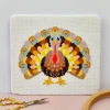 Mandala Turkey Cross Stitch Kit by Meloca Designs