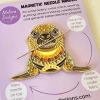 Mandala Sea Lion Needle Minder by Meloca Designs