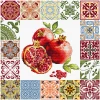 Mosaic Heart of the Pomegranate Cross Stitch Kit by Luca S