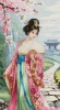 The Song of Cherry Blossoms Cross Stitch  Kit by Luca S