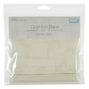 Cushion Back with Zipper: 45 x 45cm (18 x 18in): Cream