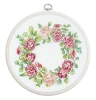 Roses Story Cross Stitch Kit with Hoop by Luca S