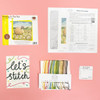 Basking In The Sun Cross Stitch Kit by Lucy Pittaway