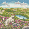 One Vet And His Dog Cross Stitch Kit by Lucy Pittaway