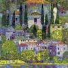 Landscape with Cypresses Counted Cross Stitch Kit by Riolis