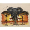 Master of the Savannah Counted Cross Stitch Kit by Abris Art