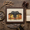 Master of the Savannah Counted Cross Stitch Kit by Abris Art