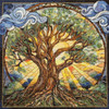 Eternal Tree Counted Cross Stitch Kit by Abris Art