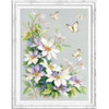 Clematis Cross Stitch Kit By Magic Needle