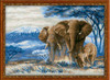 Elephants In The Savannah Cross Stitch Kit