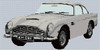 Aston Martin Db5 Cross Stitch Kit