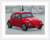 Retro Beetle Cross Stitch Kit By Luca S