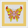 Butterfly Ii Mini Cross Stitch Kit By Luca S