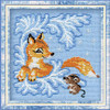 Fox Cub Cross Stitch Kit