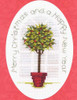 Holly Tree Card Cross Sttich Kit