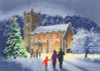 Christmas Church Cross Stitch Kit By Heritage