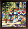 Café In The Sun Cross Stitch Kit By Design Works