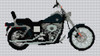 Harley Davidson Dyna Wide Glide Cross Stitch Kit By Stitchtastic