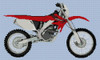 Honda Crf250X Motorbike Cross Stitch Kit By Stitchtastic