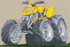 Quad Bike Caricature Cross Stitch Chart By Stitchtastic