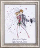 Wedding Couple Cross Stitch Kit By Design Works