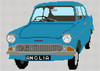 Ford Anglia Cross Stitch Chart