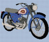 Bsa Bantam 1960 Cross Stitch Chart