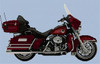 Harley Davidson Ultra Glide Anniversary Edition Cross Stitch Chart