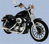 Harley Davidson Xl1200 L Sportster Custom Cross Stitch Chart