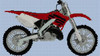 Honda Cr250 Motorcycle Cross Stitch Chart