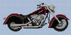 Indian Motorcycle Cross Stitch Chart