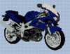 Suzuki Tl1000S  Motorcycle Cross Stitch Chart