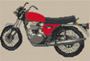 Triumph Thunderbird Cross Stitch Chart