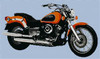 Yamaha Dragstar 650 Motorbike Cross Stitch Pattern