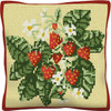 Strawberries Chunky Cross Stitch Cushion Kit