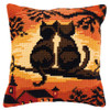 Sunset Two Cats Chunky Cross Stitch Kit