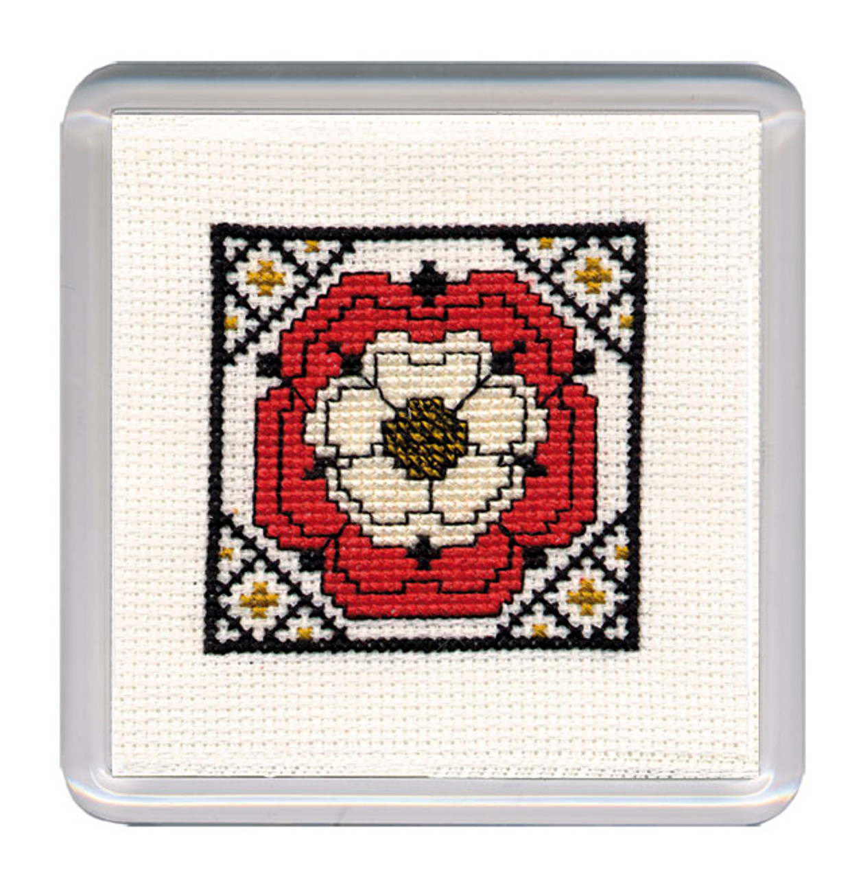 Textile Heritage Tudor Rose Counted Cross Stitch Bookmark Kit