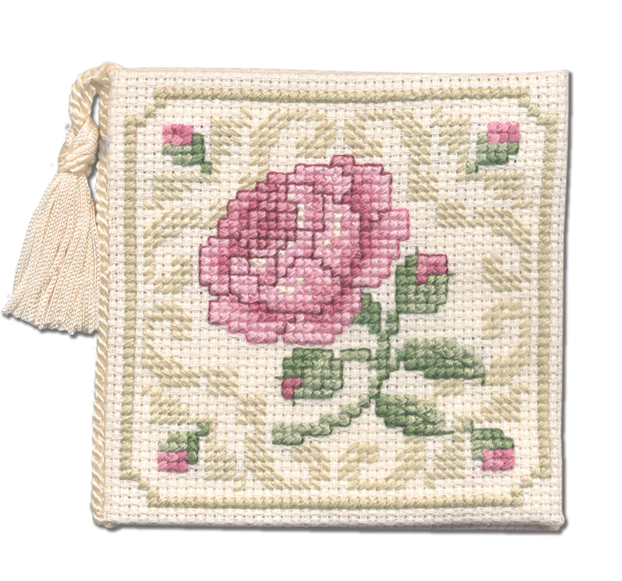 Textile Heritage Tudor Rose Counted Cross Stitch Bookmark Kit