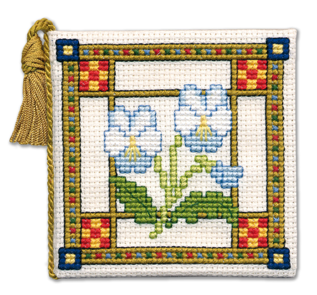 Textile Heritage Scissor Keep Cross Stitch Kit - Stained Glass Window