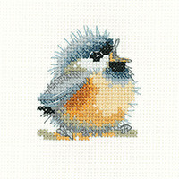 Chirpy Cross Stitch Coaster Kit by Heritage Crafts MariesCrossStitch