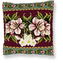 Oxford Tapestry Cushion kit by Brigantia MariesCrossStitch.co.uk