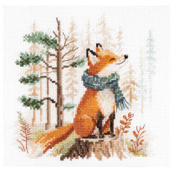 Alisa Needlecraft Kreuzstich-Set „Little Deer“ – Komplettset Mit Stoff, Fäden, Nadel & Anleitung