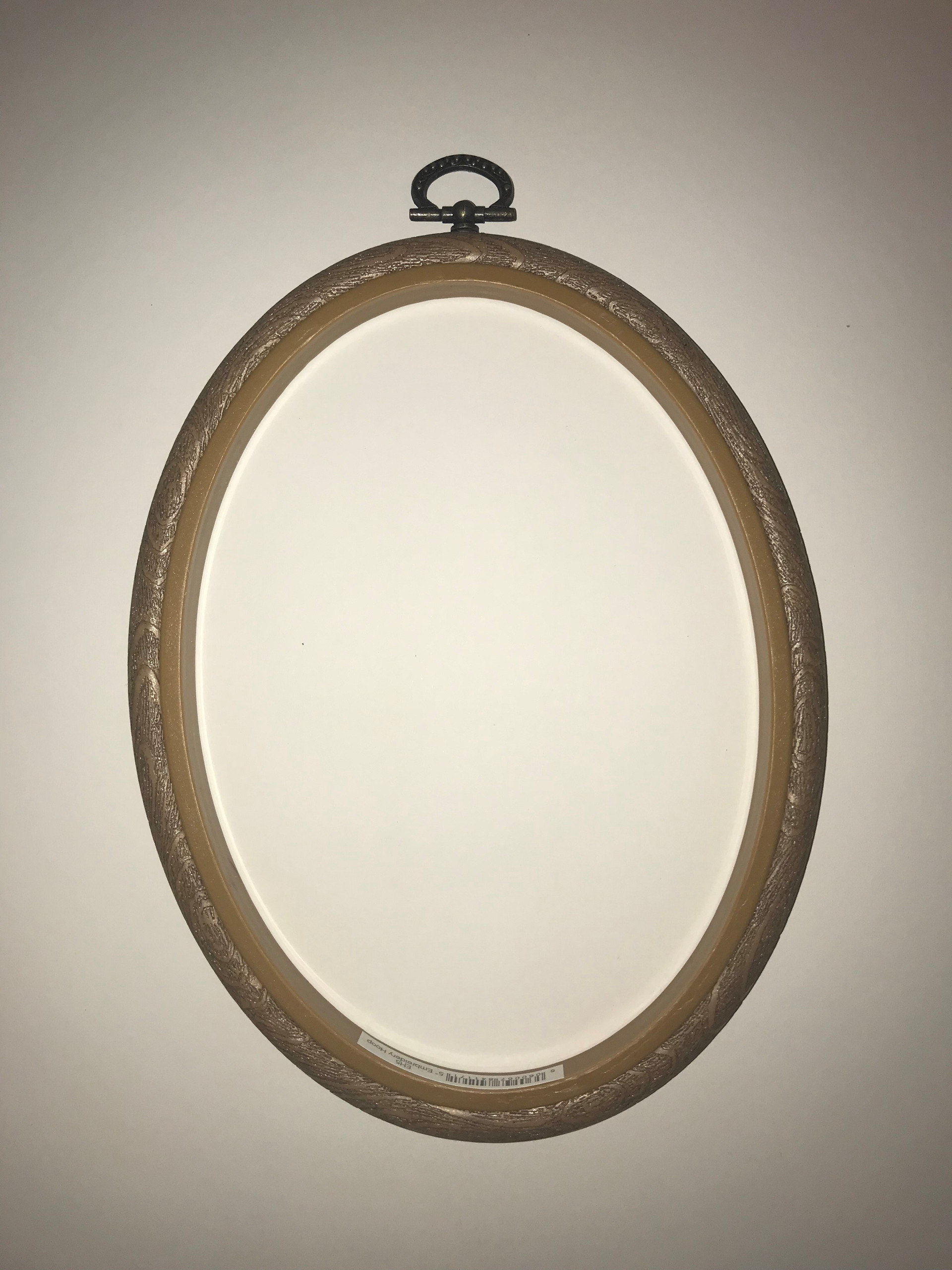 Lot De 2 Cercles à Broder Flexi-Hoop 5 Et 6 Pouces - Marron/bleu/rose - Artisanat Rond - Occasion