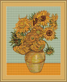 Sunflowers Petit Cross Stitch Kit By Luca S