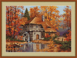 Autumn Landscape Petit Cross Stitch Kit By Luca S