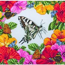 Spring Butterflies Cross Stitch Kit By Maia