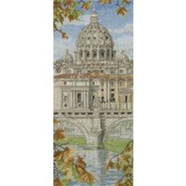 St Peters Basilica Cross Stitch kit by Anchor